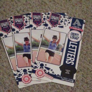 Iron On Glitter Letters 4 PACKS